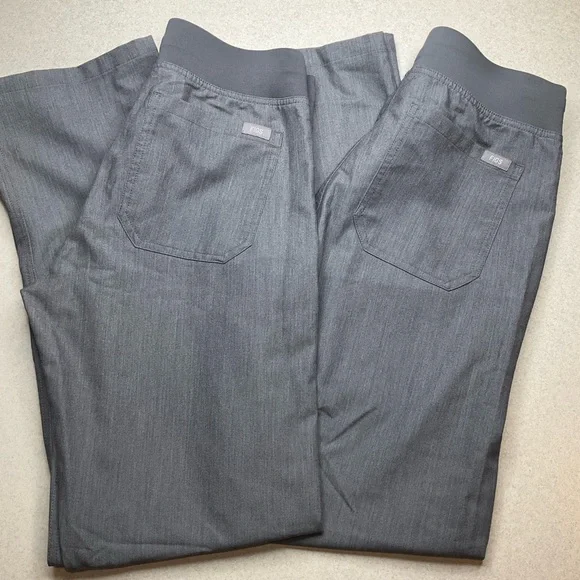 Figs Livingston Pant Set XS Graphite Gray NWOT - Picture 2 of 9